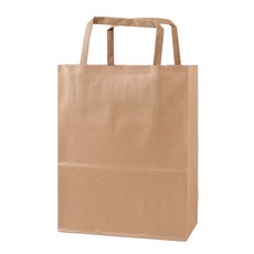 Bom91 素色牛皮紙多用途迷你購物袋, 單一顏色