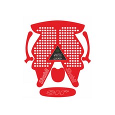 安全帽內襯, 紅色的, 1個