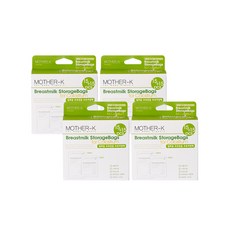 마더케이 일회용 초유전용 모유저장팩 세트 100ml + 50ml, 30개입, 4개
