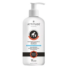 ATTITUDE 狗用舒緩燕麥洗髮精 花香爽身粉香, 473毫升, 1個