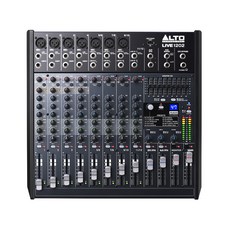 ALTO 라이브 및 홈레코딩용 콘솔 블랙, LIVE1202