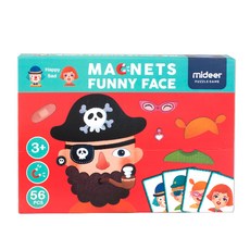 一個磁板，使一個中等的人臉, 混色