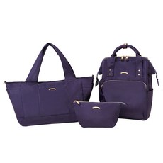 EVERLAST 女款Pollen休閒包 3件組, 紫色