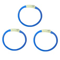 Easy Dog Dog LED 手電筒 藍色, 3個