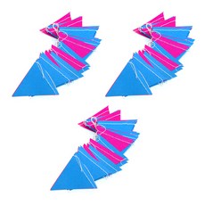 TokTok派對 三角形派對旗幟掛飾 3入, NO32