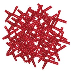 東成紙工社 縫線 312 裝飾 禮物裝飾, 紅色, 500入