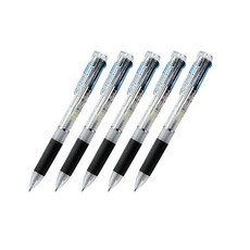 ZEBRA 斑馬牌 Bolsha Srari 3+S B3SA11 圓珠筆 0.7mm + Sharp 0.5mm, 透明度, 5件