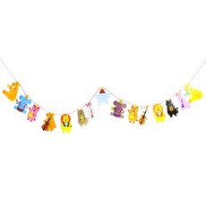 趣味派對角色派對旗幟拉旗 5入, NO7