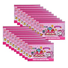 알파 스케치북 130g 핑크 10p x 2개, 8절, 13매