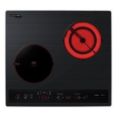 쿠첸 2구 하이브리드 전기레인지 CIR-ST220DSL+스탠드케이스, CIR-ST220DSL