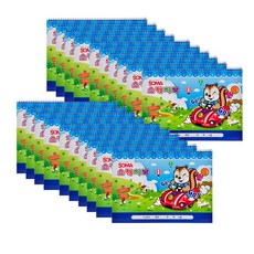 알파 스케치북 130g 블루 10p x 2개, 8절, 13매