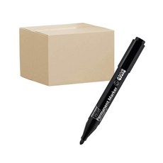 Monami Raw Ink 120 圓形筆尖油性魔法 12p, 黑色, 48個