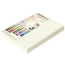 paperculture 雙面壓紋紙 達文西壓紋 No.52 奶油色 A4, 100枚入