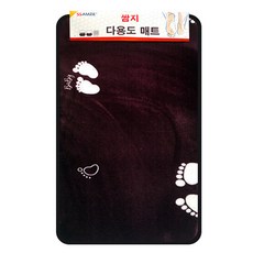 케이티무역 발바닥 러그 다용도 매트, 혼합 색상