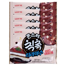 롯데제과 몬스터 칙촉 티라미수, 40g, 5개
