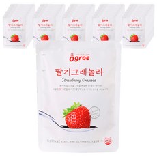 오그래 그래놀라 시리얼 딸기, 30g, 40개