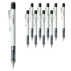Tombow 蜻蜓牌 monograph 自動鉛筆 霓虹白, 0.5mm, 10入