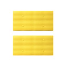 aguard 長方形牆面防撞墊, 黃色, 2入