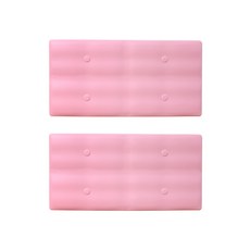 aguard 長方形牆面防撞墊, 粉色, 2入