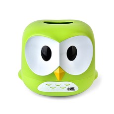 J OWL 貓頭鷹捲筒衛生紙盒 綠色, 1個