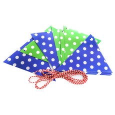 Tok Tok 派對三角形派對旗拉旗 6入, NO10