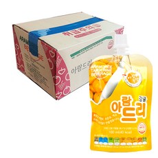 아람농장 아람드리 감귤주스, 100ml, 40개