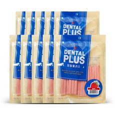 덴탈플러스 반려견용 덴탈껌, 딸기, 100g, 10개