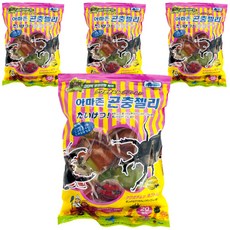 아마존 곤충 젤리 M 20p, 혼합색상, 4개