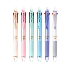 Pilot 百樂 Frixion Slim 3色魔擦筆 0.38mm 珠光系列 6色套組, 珠光橘, 珠光粉, 珠光綠, 珠光藍, 珠光紫, 銀色, 1套