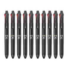 PILOT 百樂 Slim 3 色多色筆 0.5mm, 黑色的, 10片