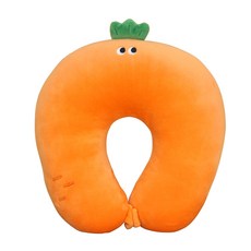 핑크풋 12000 당근 모찌 목쿠션, 오렌지