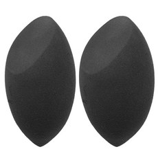 메이크업 리얼 스펀지 퍼프, 블랙, 2개입