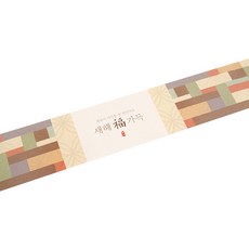 Bom91 春節飾帶 拼布 新年福氣滿滿 橫式, 混合顏色, 150入