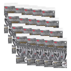 3M 舒適型透氣工作手套 L號, 混色, 20個