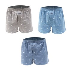 BEVERLY HILLS POLO CLUB 比佛利保羅 男士透氣純棉圖案四角褲3件組