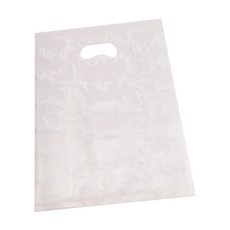 봄91 불문 화이트 레터링 PE쇼핑백