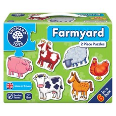 ORCHARD TOYS 農場動物拼圖, 1套, 12件