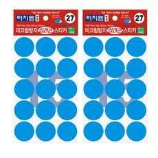 터치엠 미끄럼방지 실리콘 스티커 투명 15p, 2개