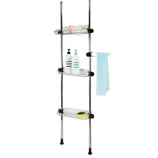 裝飾畫廊柱浴室擱板 400 3 步, 混色, 1個