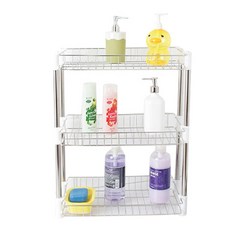 Decozin Gallery 多用途方形3層層架, 混合顏色, 1個