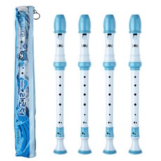 Inhyo 5000 直笛 G B 隨機出貨 袋裝型 5入, 藍色, 5個