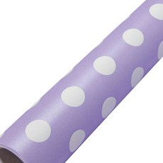 第一 珍珠圓點紙捲筒包裝紙 20m, 紫色, 1個