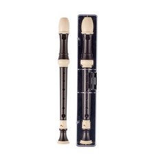 德式高音直笛 PVC殼 2入, 混色