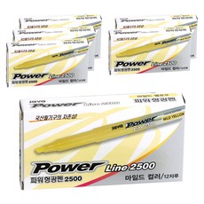 JAVAPEN Power Line 柔和螢光筆系列, 黃色, 72個
