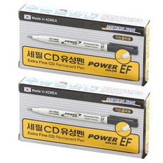 JAVAPEN CD 細字油性筆 0.5mm, 黑色, 24個