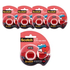 스카치 슈퍼홀드 테이프 BT21, TATA, 5개입