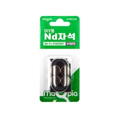 magpia DIY用釹強力磁鐵 15 x 5mm 6入, 單一顏色, 1個