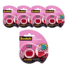 스카치 크리스탈 테이프 BT21, COOKY, 5개입