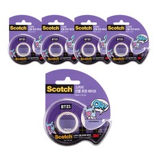 스카치 기프트랩 테이프 BT21, MANG, 5개입