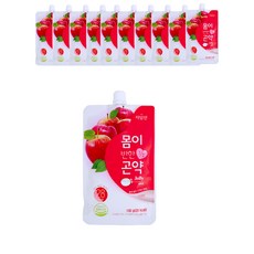 자담선 몸이반한 곤약젤리 디저트 사과맛, 130g, 11개